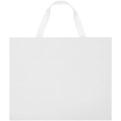 Пакет на лентах из бумаги Snow White Kraft плотностью 200 г/м⊃2;. Выдерживает вес до 3 кг.