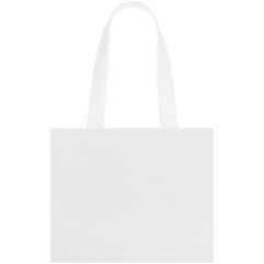 Пакет на лентах из бумаги Snow White Kraft плотностью 200 г/м⊃2;. Выдерживает вес до 2,5 кг.