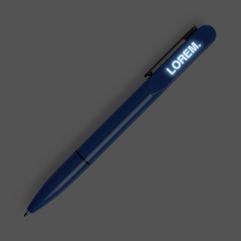 Шариковая ручка Lucenti с подсветкой логотипа — яркий и запоминающийся промо-инструмент! Логотип наносится в верхней части корпуса методом гравировки...