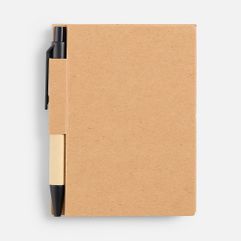 Мини-блокнот Eco Light в картонной обложке — практичное решение для повседневных задач.80 тонированных листов в линейку. В комплекте шариковая ручка,...