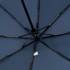 Надежная защита от непогоды в элегантном исполнении.  Зонт-автомат, 3 сложения, 8 спиц Система антиветер Размер хлястика 23х2 см Поставляется в чехле