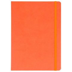 Ежедневник с твердой обложкой, выполнен из материала Winner, оранжевый ОО, обрез оранжевого цвета, дополнен резинкой и ляссе оранжевого...