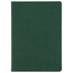 Ежедневник датированный на 2020 год.      Ежедневник с твердой обложкой, выполнен из материала BRAND, зеленый FF,   дополнен ляссе в цвет...
