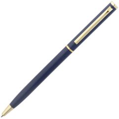 Механизм ручки: поворотный. Корпус ручки разбирается, стержень легко заменить. Стержень с синими чернилами.