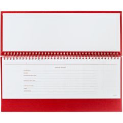 Материал обложки — Nebraska, красный РР.Блок 950:Кол-во страниц — 128;Бумага — белая, плотность 70 г/м².<br/> 