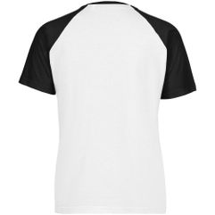 Бесшовная мужская футболка из гребенного хлопка с контрастными рукавами реглан и отделкой ворота. Благодаря тонким и длинным волокнам хлопка ткань...