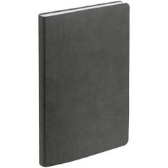 Ежедневник с гибкой обложкой, выполнен из материала Latte, темно-серый ЕЕ.<br/>Блок 985:Кол-во страниц — 256;Бумага — белая, плотность 70 г/м²;Форзац...