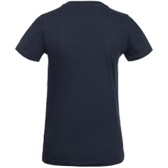 Кроеная футболка стретч из гребенного хлопка с эластаном. Благодаря тонким и длинным волокнам хлопка ткань футболки отличается гладкостью, ровностью и...