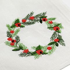 Набор текстиля Wintertainment, с рождественским венком