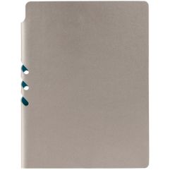 Ежедневник с гибкой обложкой, выполнен из материала Velour Melange, серый СС. <br/>Блок 986:Кол-во страниц — 256;Бумага — тонированная, плотность 70...