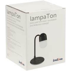 lampaTon — это настольная лампа с Bluetooth-колонкой и беспроводной зарядкой. Устройство способно не только осветить рабочее пространство, помочь...