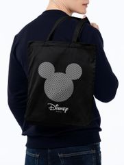 Холщовая сумка «Микки Маус. Oh, boy», черная