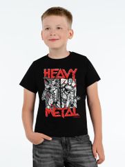 Футболка детская Heavy Metal, черная