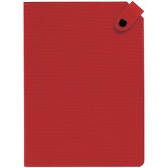 Ежедневник с гибкой обложкой, выполнен из материала Tenax, красный. Блок 986:  Кол-во страниц — 256; Бумага — тонированная, плотность 70 г/м⊃2;;...