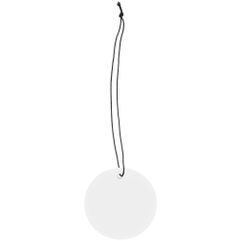 Круглая пластинка из ароматизированного пластика на подвесе-резинке. Упакован в индивидуальный пакет с липким краем. Аромат чистоты и свежести с...