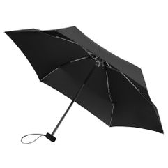 Компактный механический зонт, 5 сложений. Поставляется в чехле и футляре на молнии.
