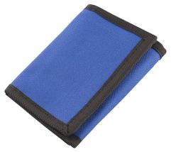 Бумажник на липучке, синий
