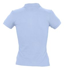 Рубашка поло женская PEOPLE 210, голубая