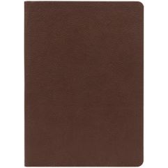 Ежедневник с полутвердой обложкой, выполнен из материала Charme, коричневый RR, дополнен ляссе в цвет обложки. Блок 985:  Кол-во страниц — 256; Бумага...