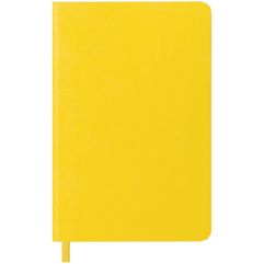 Ежедневник с гибкой обложкой, выполнен из материала Latte, желтый КК. Блок недатированный, без календарной сетки:  Кол-во страниц — 192; Бумага —...