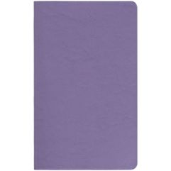 Блокнот с гибкой обложкой, выполнен из материала Nebraska, фиолетовый UU. Блок без печати:  Кол-во страниц — 144; Бумага — белая, плотность 70 г/м⊃2;.