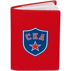 Обложка для паспорта «СКА», красная