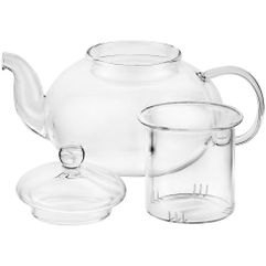Создать атмосферу уюта и спокойствия дома и в офисе поможет чайный набор Teo. Изготовленный из боросиликатного стекла чайник позволит насладиться...