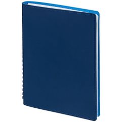 Ежедневник с гибкой обложкой, выполнен из материалов Soft Touch, синий и Nice Touch, голубой.<br/>Блок недатированный:Кол-во страниц — 256;Бумага —...