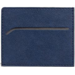 Чехол выполнен из материала Petrus, синий НН, дополнен окрашенным срезом края и внутренним карманом из серого картона. Имеет 4 отделения для кредитных...