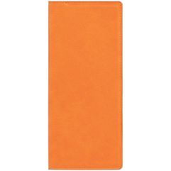 Органайзер выполнен из материала Petrus, оранжевый ОО, дополнен окрашенным срезом края серого цвета. Имеет 5 отделений: для билетов, паспорта, визиток...