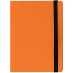 Еженедельник в гибкой обложке выполнен из материала Canyon, оранжевый ОО, дополнен резинкой и ляссе черного цвета. Блок индивидуальный:<br/>Кол-во...