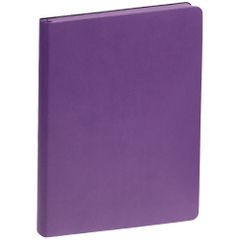 Ежедневник с гибкой обложкой, выполнен из материала Latte, фиолетовый, дополнен ляссе в цвет обложки.Блок недатированный, без календарной сетки:Кол-во...