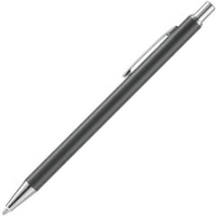 Изящная ручка с тонким корпусом. Механизм ручки: нажимной. Корпус ручки разбирается, стержень легко заменить. Стержень с синими чернилами.