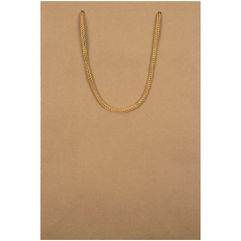 Пакет из бумаги Brown Kraft, 120 г/м². Выдерживает вес до 2 кг.