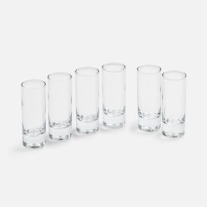 Набор из 6 изящных стопок для подачи крепких напитков. Емкость 60 мл.