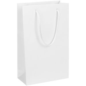 Пакет из бумаги Snow White Kraft плотностью 160 г/м⊃2;. Выдерживает вес до 2 кг.