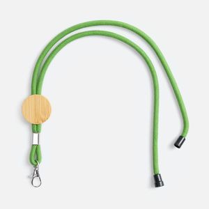 Шнурок для бейджа Tube Wood — универсальное решение для идентификации в офисе, на мероприятии или производстве. Круглый деревянный шильд для...