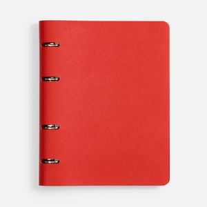 Ежедневник со съемным блоком на кольцах. Блок недатированный, без календарной сетки:  Кол-во страниц — 192; Бумага — тонированная, плотность 80...