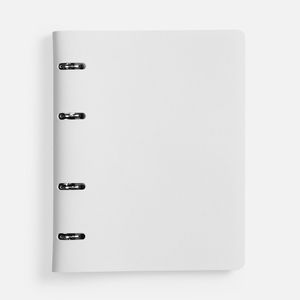 Ежедневник со съемным блоком на кольцах. Блок недатированный, без календарной сетки:  Кол-во страниц — 192; Бумага — тонированная, плотность 80...