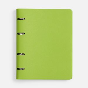 Ежедневник со съемным блоком на кольцах. Блок недатированный, без календарной сетки:  Кол-во страниц — 192; Бумага — тонированная, плотность 80...