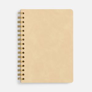 Ежедневник с гибкой обложкой. Блок недатированный, без календарной сетки:  Кол-во страниц — 160; Бумага — тонированная, плотность 80 г/м⊃2;; Пружина...