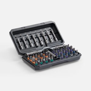 Fix Trix — это надежность в каждой детали, а также высокая точность и скорость работы благодаря храповому механизму отвертки и магнитным держателям...