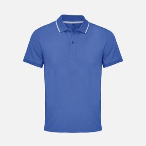 Рубашка поло средней плотности прямого кроя с контрастными деталями. Подойдет как мужчинам, так и женщинам.  Манжеты и воротник выполнены резинкой 2x2...