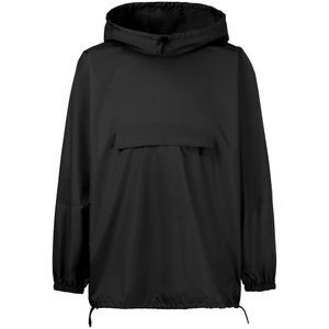 Дождевик-анорак с капюшоном и карманом на молнии спереди. Выполнен из ткани дюспо с матовой поверхностью — легкой, мягкой на ощупь, но устойчивой к...