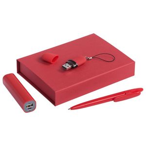 В набор входит внешний аккумулятор Easy Shape (кабель в комплекте), флешка «Капсула» и ручка Prodir DS5. Механизм ручки: поворотный. Срок сборки...
