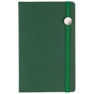 Ежедневник с твердой обложкой, выполнен из материала Brand, зеленый FF, дополнен резинкой и ляссе в цвет обложки.<br/>Блок 955:Кол-во страниц —...