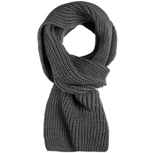 Объемный шарф из толстой пряжи.