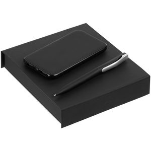 В набор входят: внешний аккумулятор Uniscend Half Day Compact 5000 мАч, черный; ручка Pin Soft Touch, черная.Набор упакован в подарочную коробку с...