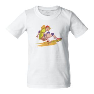 Кроеная детская футболка с круглым воротом-резинкой (рибана 1х1 с лайкрой). Высокое качество материалов: полотно джерси (кулирная гладь), прошедшее...