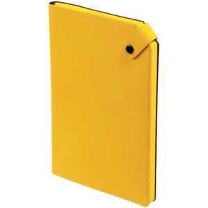 Ежедневник с гибкой обложкой, выполнен из материала Tenax, желтый КК.  Блок 986:    Кол-во страниц — 256;  Бумага — тонированная,...
